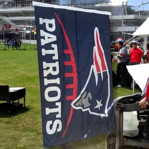 New England Patriots WinCraft 60" Vertical Banner Flag NFL Outdoor House Decor